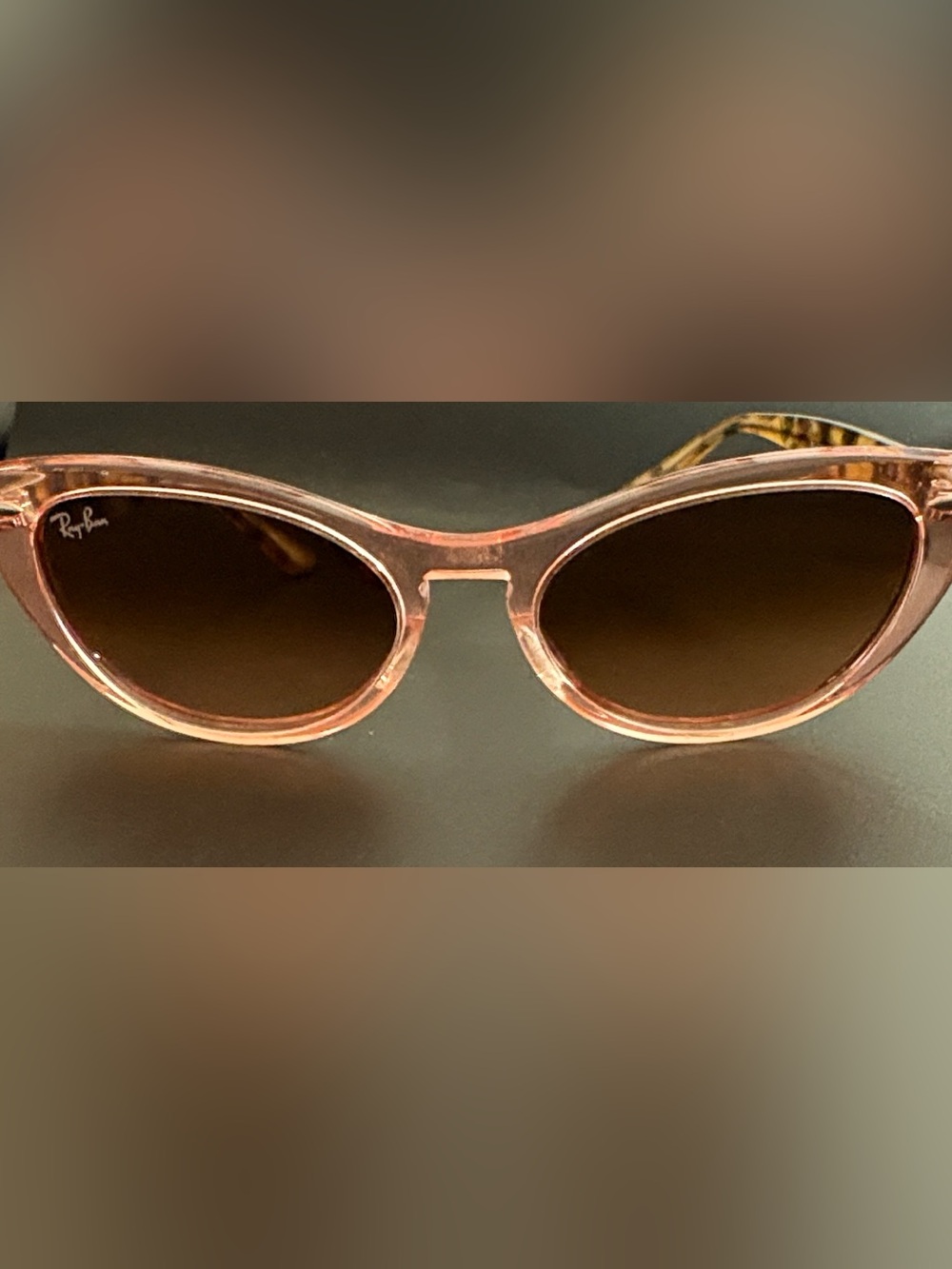 Ray-Ban Women's Pink Cat Eye Sunglasses - Picture 3 of 11